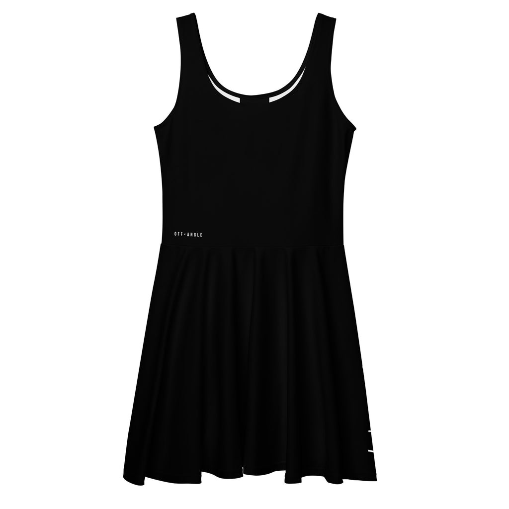 OFF<ANGLE Baseline Dress Black performance padel dress from the READ THE ANGLE collection
