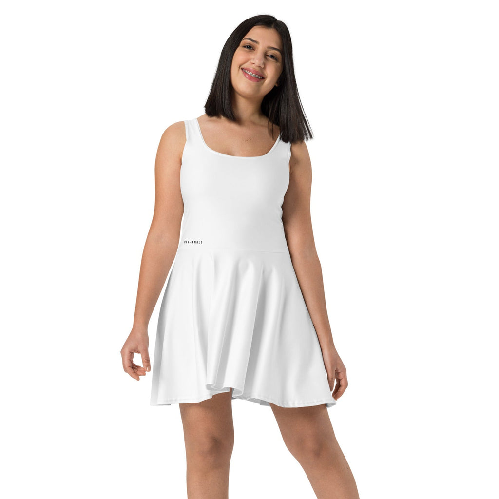 OFF<ANGLE Baseline Dress White performance padel dress from the READ THE ANGLE collection