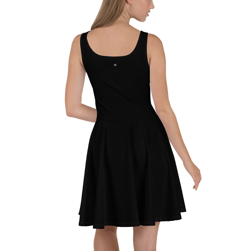 OFF<ANGLE Glass Junkie Dress Black performance padel dress from the ILLEGAL ANGLES collection