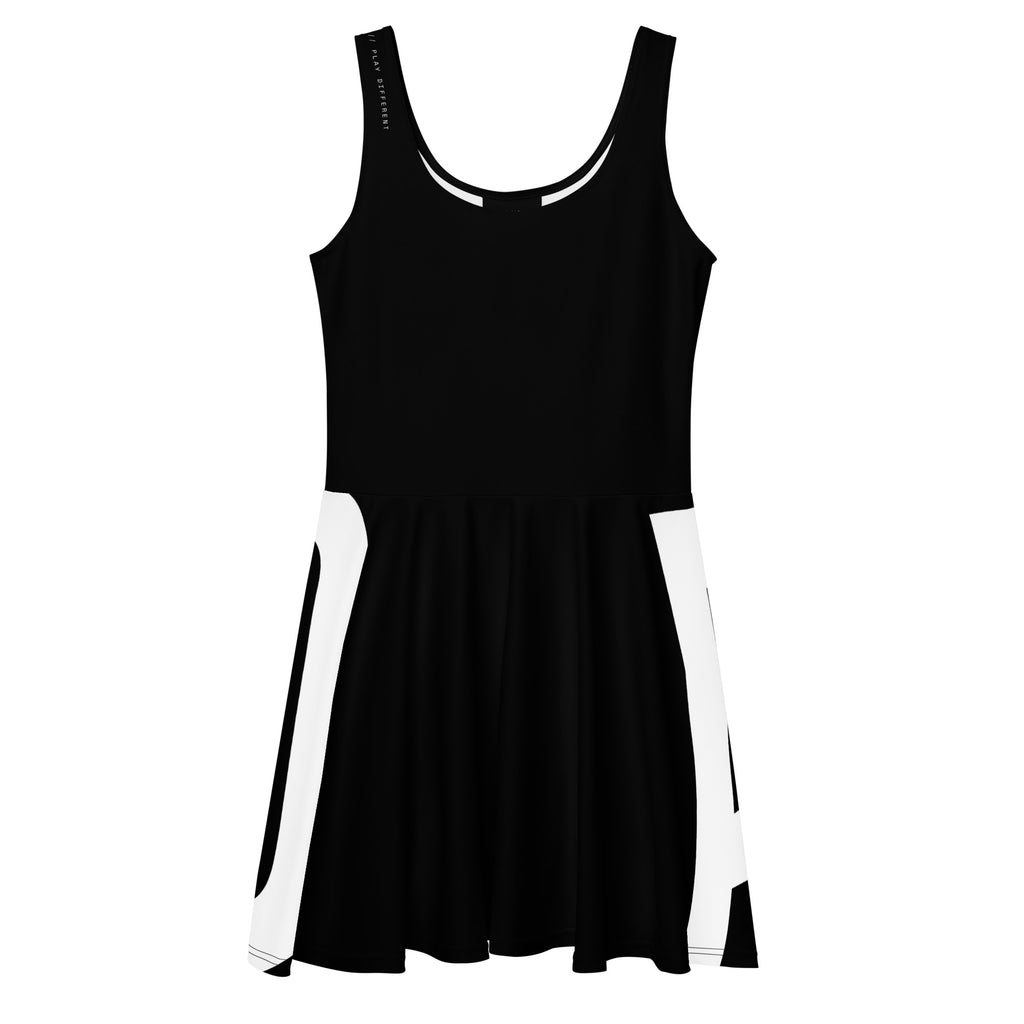 OFF<ANGLE Glass Junkie Dress Black performance padel dress from the ILLEGAL ANGLES collection