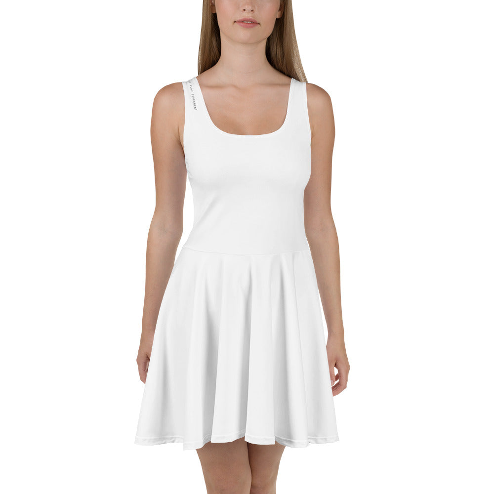 OFF<ANGLE Glass Junkie Dress White performance padel dress from the ILLEGAL ANGLES collection