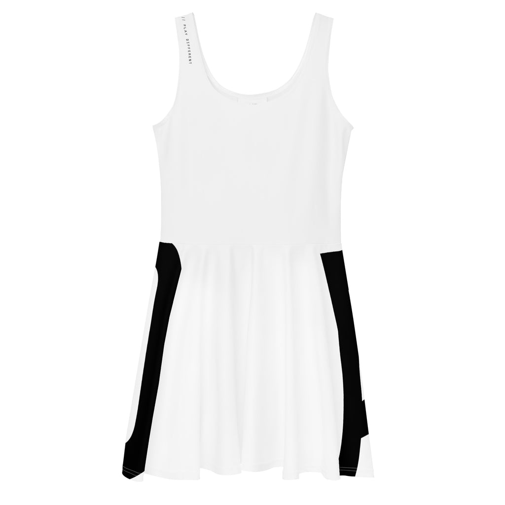 OFF<ANGLE Glass Junkie Dress White performance padel dress from the ILLEGAL ANGLES collection
