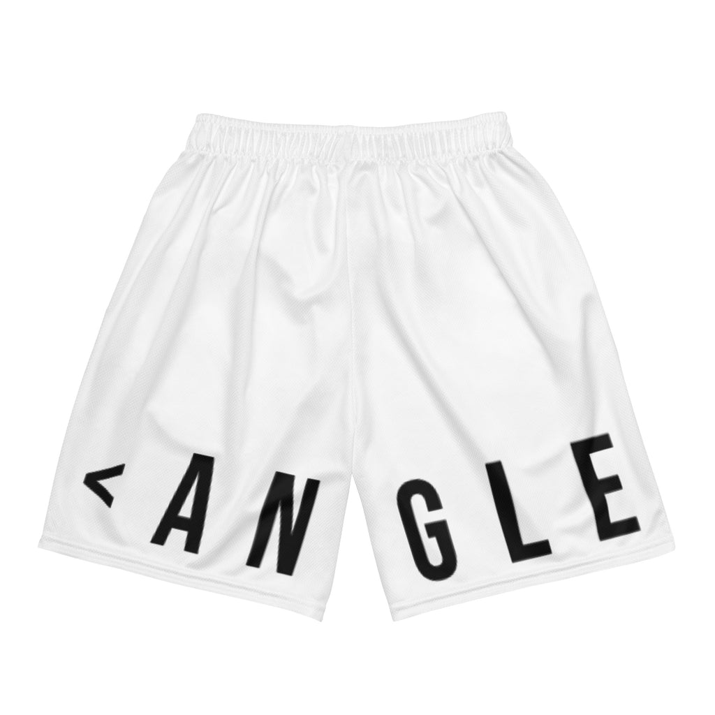 OFF<ANGLE Transition Shorts White performance padel shorts from the READ THE ANGLE collection